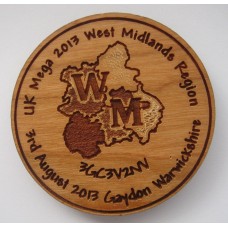 West Midlands Mega Committee Wooden Coin (double sided)